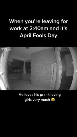 Reposting our April Fool’s joke from 3 years ago with the BTS. We have tried to beat it each year but have yet to come close #ring #AprilFools #joke #humor #ringcamera #fyp