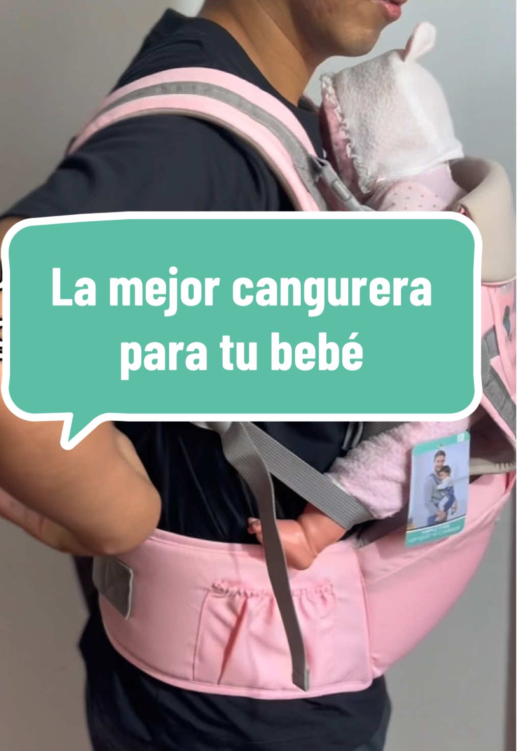 La mejor cangurera para tu bebé , porta bebé de 3 posiciones  #cangureraparabebe #cangurodebebé #portabebe #mamas #bebes #papasprimerizos🐣 #fypp 
