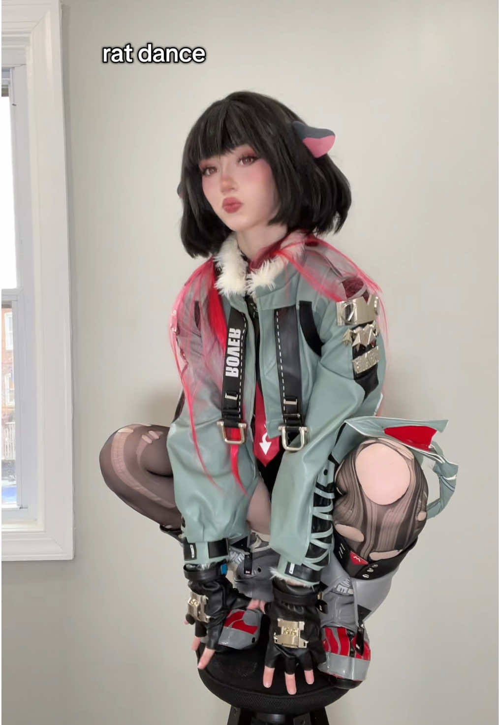 Too much rat? #cosplay #zenlesszonezero #zenlesszonezerocosplay #janedoe #janedoecosplay 