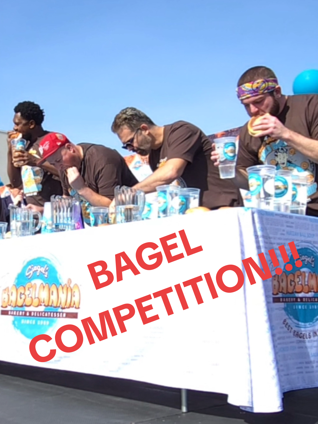 WORLD BAGEL EATING COMPETITION!!!#foodchallenge #eatingchallenge #asmr #asmrsounds #asmrfood #asmreating #mukbang #mukbangeatingshow #mukbangs #mukbangvideo #eat #eating #eatingshow #eatfood #Foodie #competitiveeating #eatingsounds #eatingasmr #goodfood #bagel #bagels #fyp #fypシ 