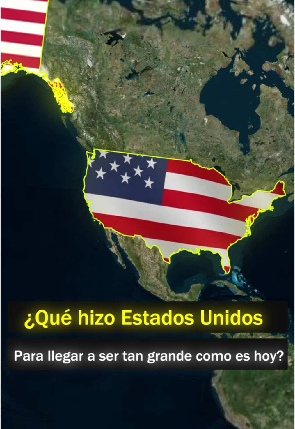 🇺🇸¿Cómo Estados Unidos ha llegado a ser tan grande? #estadosunidos #geografia #geopolitica #historia 