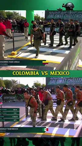 Colombia vs. Mexico at the Swat Challenge 2025 day 2 #uaeswatchallenge2025 #uaeswatchallenge #police #military #militarylife #militarytiktok #challenge #competition #fyp 