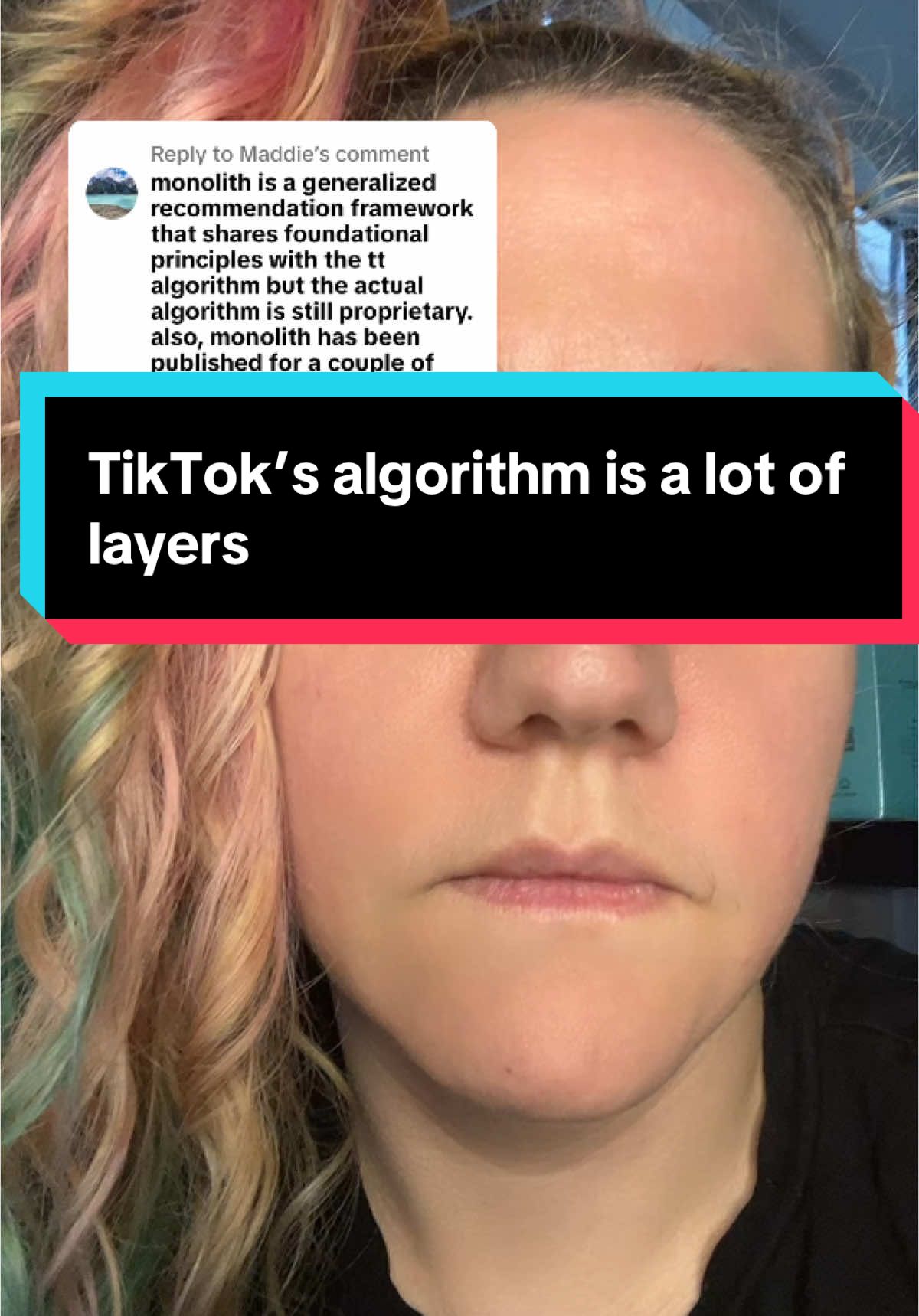 Replying to @Maddie the other layers of the TikTok algorithm are what make it different than other platforms. This is a great question though! #algorithm #tiktok #opensource #userdata #privacy 