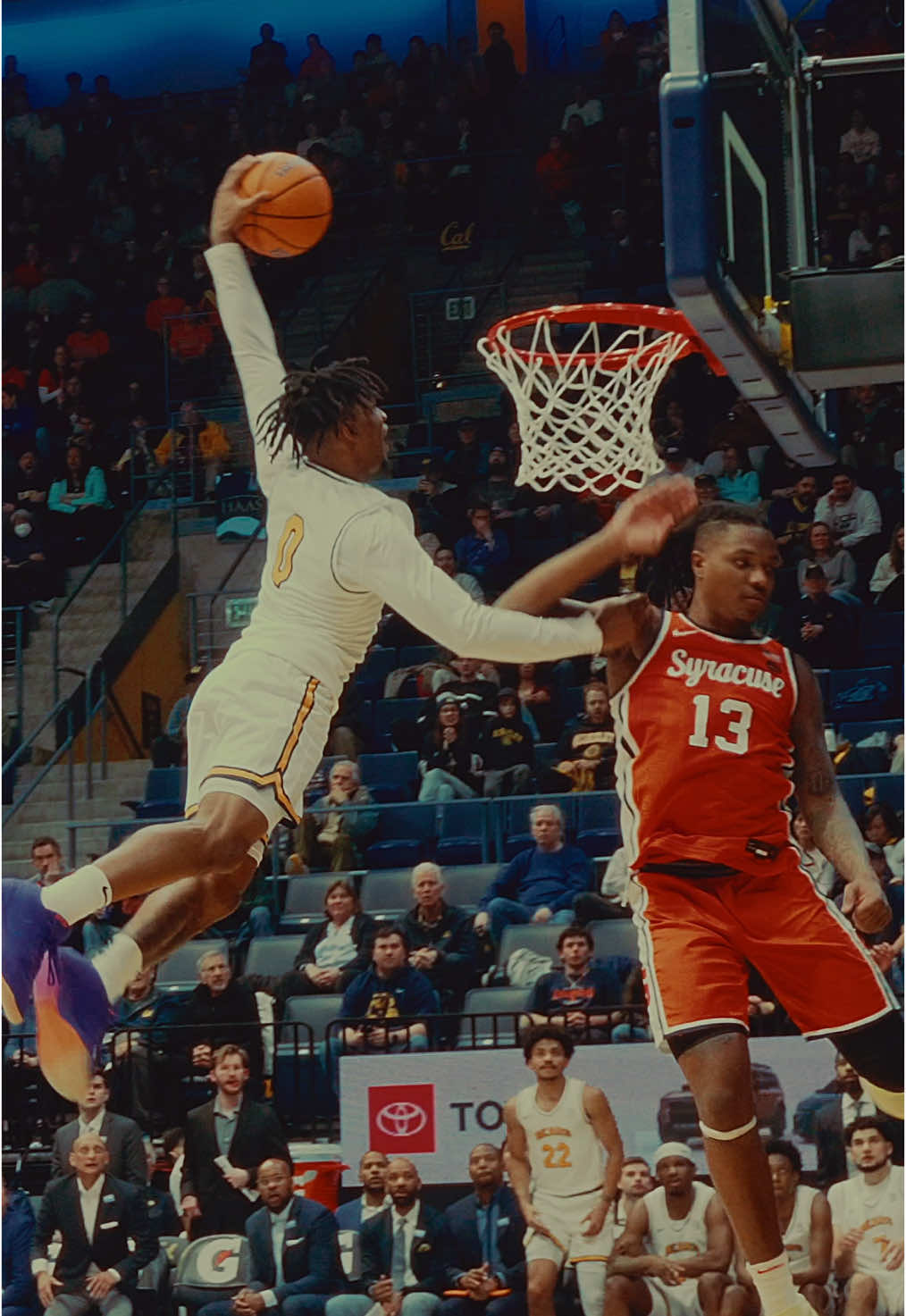 My best dunk clip of the season so far✈️ #dunk #poster #basketball #ucberkeley #cal #collegebasketball #NBA #videography #filmmaking #sportsvideography 