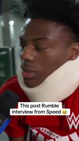 IShowSpeed had to let the world know it “Hurt” 😭 (via @WWE) 