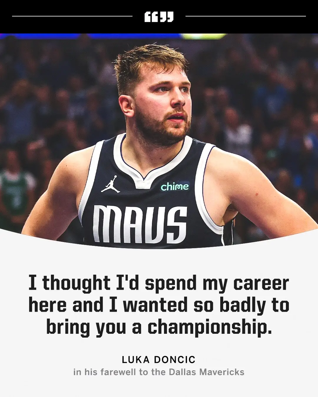 #LukaDoncic released a statement following his trade from the #Mavs to the #Lakers 💙 #NBA