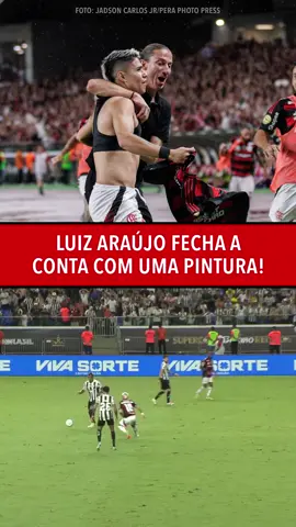 QUE CATEGORIA! O terceiro do Flamengo, pra garantir o título, veio dos pés de Luiz Araújo! #TikTokEsportes #FutebolNaESPN #Flamengo #Botafogo #gol #Supercopa #Supercopa2025 #gol #LuizAraújo