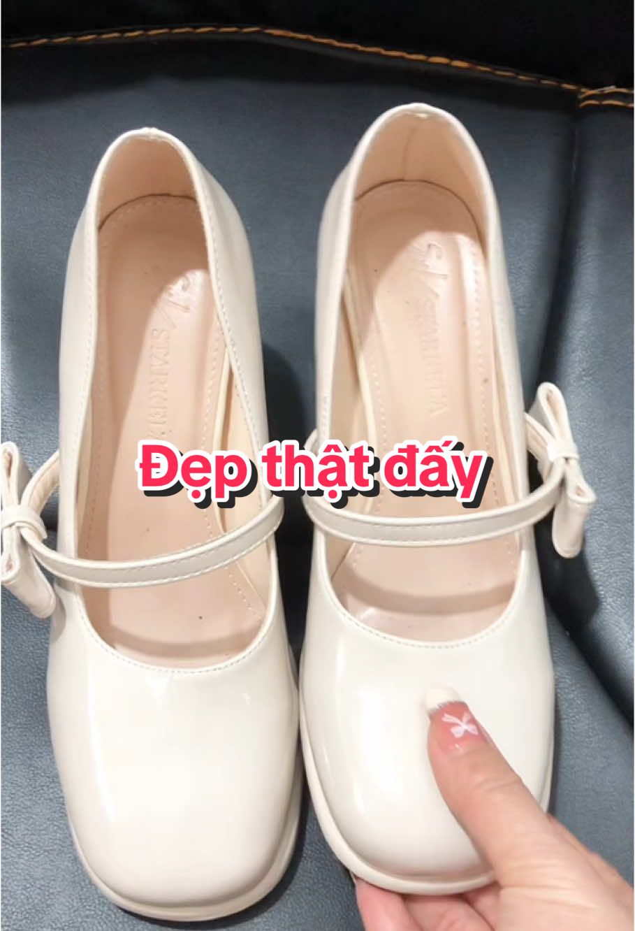 Đẹp thật đấy ạ. Mẫu giày cao gót đế vuông 7p xinh lắm luôn #giaydep #giaynuhottrend #xuhuong 