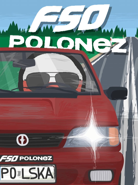 Polandball FSO Polonez edit 🗿🍷 #polska #polandball #FSO #Polonez #countryball #fyp #poland
