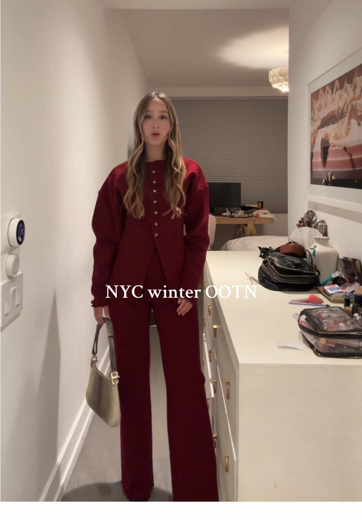 February OOTN♥️🍒 @BIRROT @@Moda Operandi @@HEAVEN MAYHEM  #ootn #winterfashion #cozyset #matchingset #valentinesdayoutfit #goingoutfit #nycoutfits #wintermood #vintagefashion 