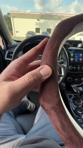 Our Alcantara steering wheel cover is very tough and suitable for 99% of car models. It also has no odor and safety hazards. Please feel free to buy it. #car #truck #steeringwheel #steeringwheelcover #carproducts #carupgrade #caraccessories #tiktokshoploveatfirstfind 