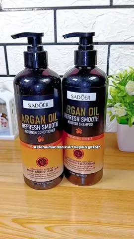 Jom dapatkan sekarang di beg kuning yaa. #sadoer #sadoershampoo #shampoosadoer #arganoil #shampooarganoil #kelemumur #kulitkepalagatal #conditioner 