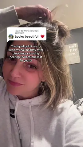Replying to @WhiteclawRN #heathlyhair #healthyhairtips #damagedhair #damagedhairrepair #heatdamage #bleachdamagedhair 