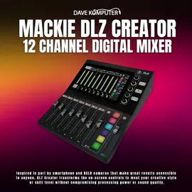 ✨️Ready Stock✨️ MACKIE DLZ CREATOR 1 Channel Digital Mixer. Inspired in part by smartphone and DSLR cameras that make great results accessible to anyone, DLZ Creator transforms the on-screen controls to meet your creative style or skill level—without compromising processing power or sound quality. *Barang Baru dan Original *Bergaransi Resmi Distributor *Ready Stock #mackie #mackiedlzcreator #digitalmixer #davekomputer 