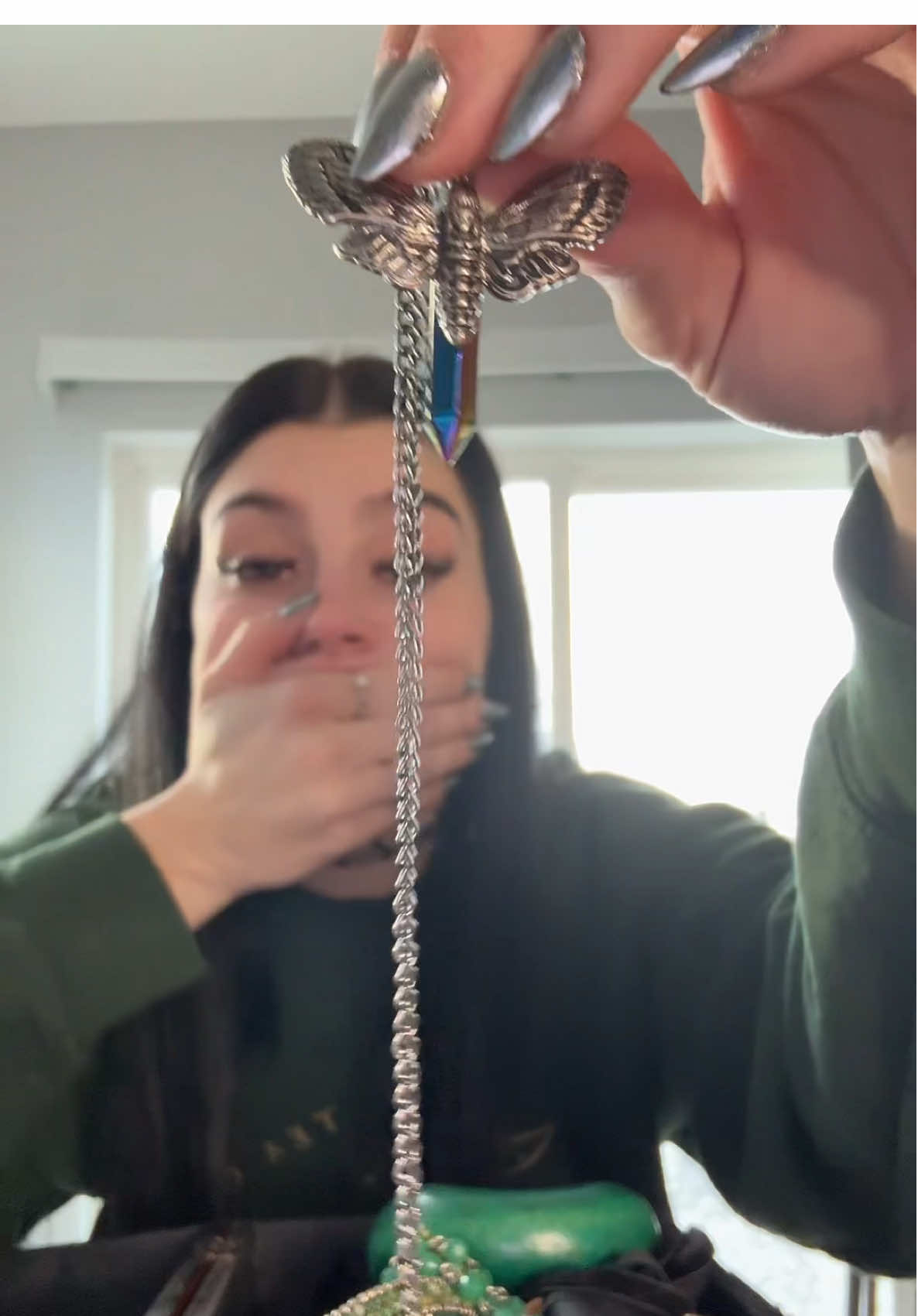 BEST JEWELRY BOX EVER 😍 pt 1 @shelbyjooooo this was absolutely amazing #fypシ #mysteryjewlerygirl #foryewwww #fyp #crystals #supportsmallbusiness #mysterybox #unboxing #trendingvideo #accessories #mystery #jewlery #jar #handmade #unboxingvideo 