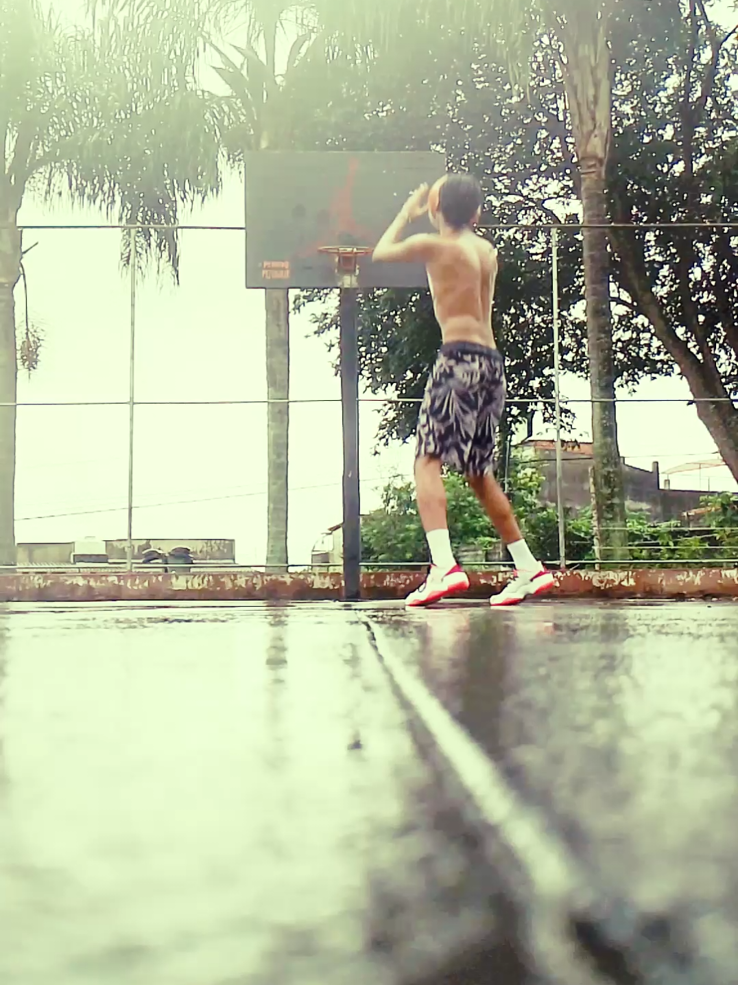 Na chuva mesmo ✨ #basquete #nbabrasil #edit #basketball 