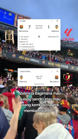 Laga Perempat Final Copa Del Rey valencia vs Barcelona #barcelona #viscabarca🔴🔵 #viscacatalunya❤️💙 #lacopadelrey 