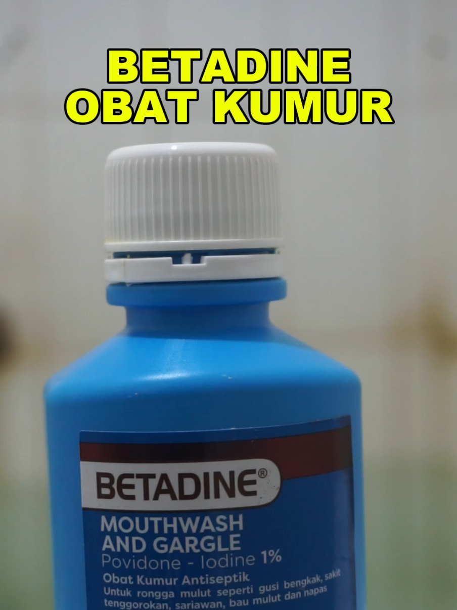 Betadine obat kumur yang bermanfaat untuk menjaga kebersihan mulut dan mengatasi bau mulut.#Betadine#MulutSehat#DentalCare.