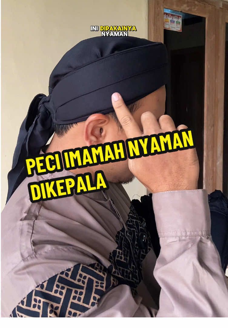 Empuk dan nyaman bangettttt #peciimamah #peci #songkok #ramadhanvibes #blangkon 