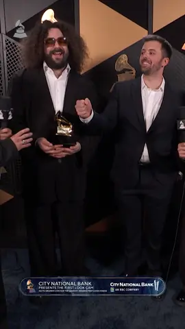 The songwriters behind SZA’s now GRAMMY-winning Best R&B Song “Saturn” stop by @CityNationalBank’s First Look Cam ✨ #GRAMMYs