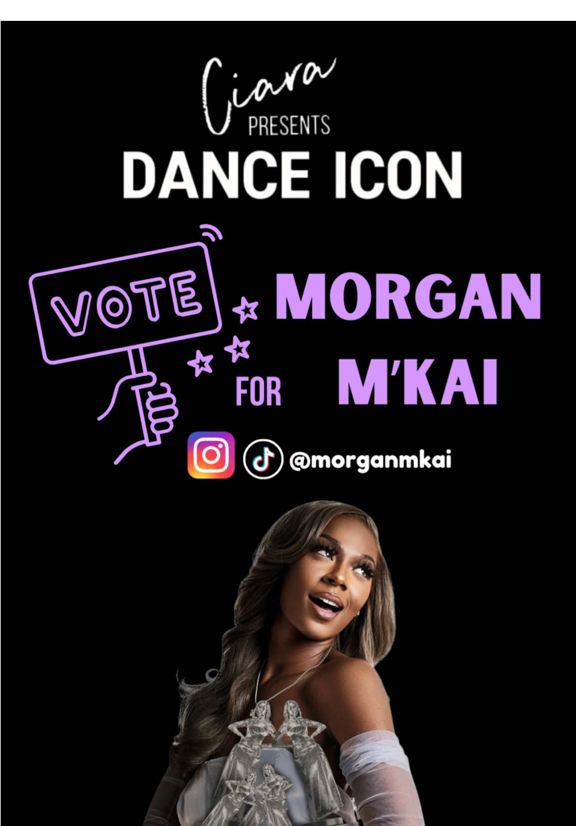 🚨 IT’S OFFICIAL! 🚨 I’m competing in Ciara’s Dance Icon Competition! 💃🏾🔥 Voting kicks off Feb 3rd at 9 AM PST, and I need YOUR vote DAILY! 🗳️✨ Thank you to everyone supporting me—I love and appreciate you all dearly! 💖 Let’s make this happen! Link in my bio! 🙌 #DanceIcon #VoteForMe #morganmkai #officialdanceicon #ciara #dance dc// @therealjordangrace 