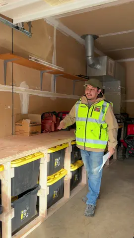 Transform your garage into an organized haven with this easy-to-build Tote Storage Organizer with Table Top! Perfect for storing and organizing up to 8 x 27-gallon totes, this DIY project is a game changer for keeping your space clutter-free. Plus, the added table top is incredibly versatile, use it for parties, garage sales, or as a workspace, just throw a cover over it, and you're ready to go! In this video, we’ll walk you through every step of the process, from cutting the 2x4s to assembling the organizer. All the detailed plans, measurements, and cuts are available in our bio, making this project simple and stress-free. Whether you're a seasoned DIYer or a beginner, this build is designed to be easy and functional. Don’t let your garage become a dumping ground, build this multi-functional storage solution, today and reclaim your space! Follow along with the video, grab the plans, and let’s get started! #DIY #GarageOrganization #OrganizationHacks #Woodworking #LifeHacks #HomeImprovement #DIYTips #StorageSolutions #EasyDIY #DIYProjects #HomeHacks #TikTokDIY #LearnOnTikTok #DoItYourself #GarageGoals #OrganizedLife #organize #organizedhome #organized #contractor #tip #tips #construction #Home #homeimprovement #homeimprovements #remodel #remodeling #remodelingahouse #oldhouse #constructionlife #blueprint #plans #project #diyproject #diyprojects #parati #organizar #projecto #contratista #consejos #aprende #MejorasEnElHogar #Bricolaje #RenovaciónDeCocinas #FácilInstalación #ProyectosDeHogar #TrucosDeLimpieza #IdeasDeCocina #ProyectosDIY #ConsejosDelHogar #parati #hacks #hacksandtips #Lifestyle #outdoor #storageorganizer