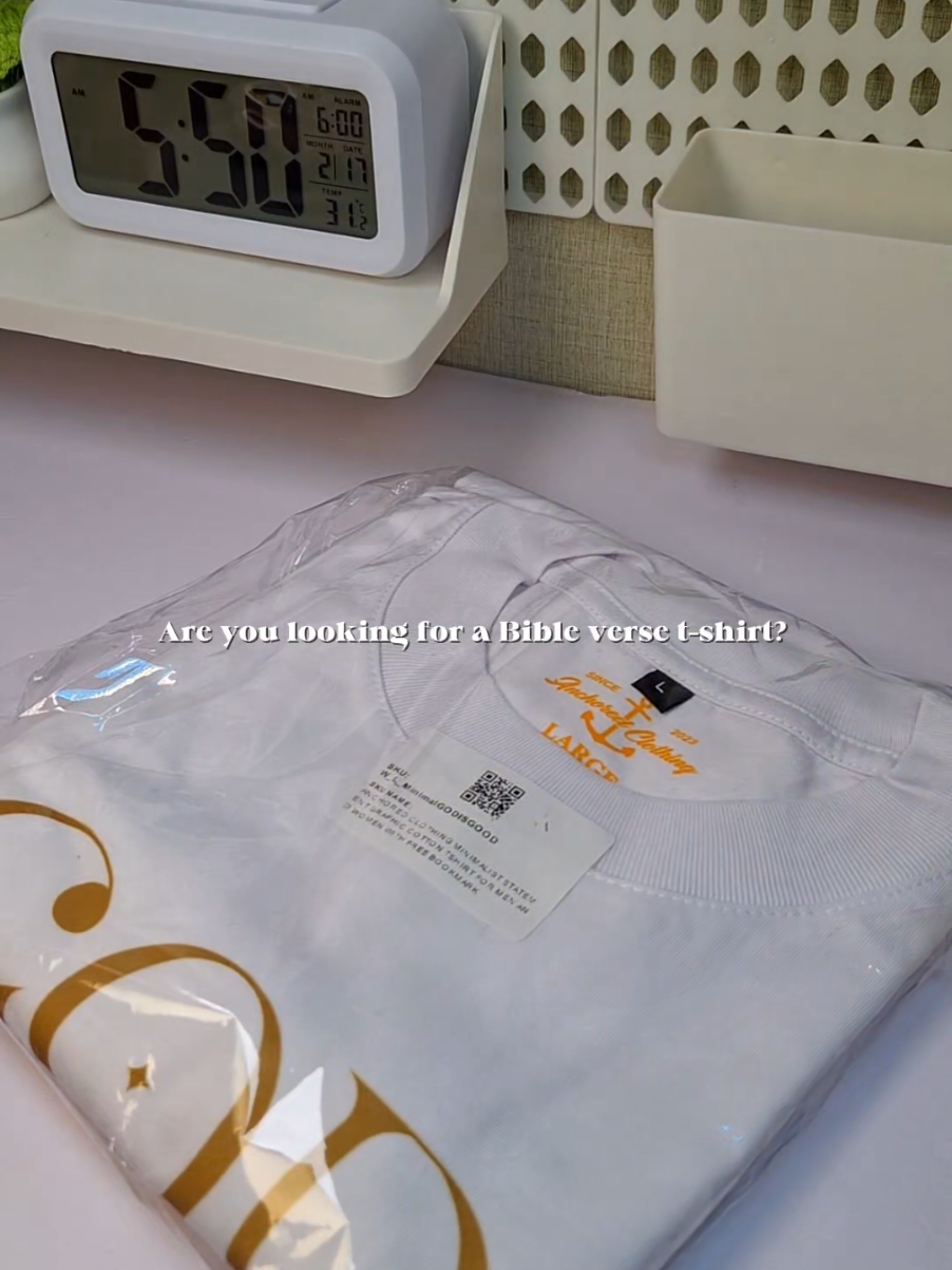 good quality bible verse t shirt 🤍🤍🤍  #statementshirt  #bibleverseshirt #bibleversetshirt #bibleversetshirts #unisexshirt  #devlightshop  bible verse t shirt