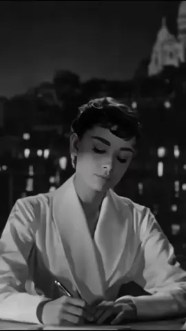 Paris letter. #audreyhepburnedit #اودري_هيبورن #plym #lym #Love #messege #edit #fi #fy #H 