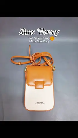 White Caramel 😍 #jimshoney #minaminibag #tasselempang #fypp 