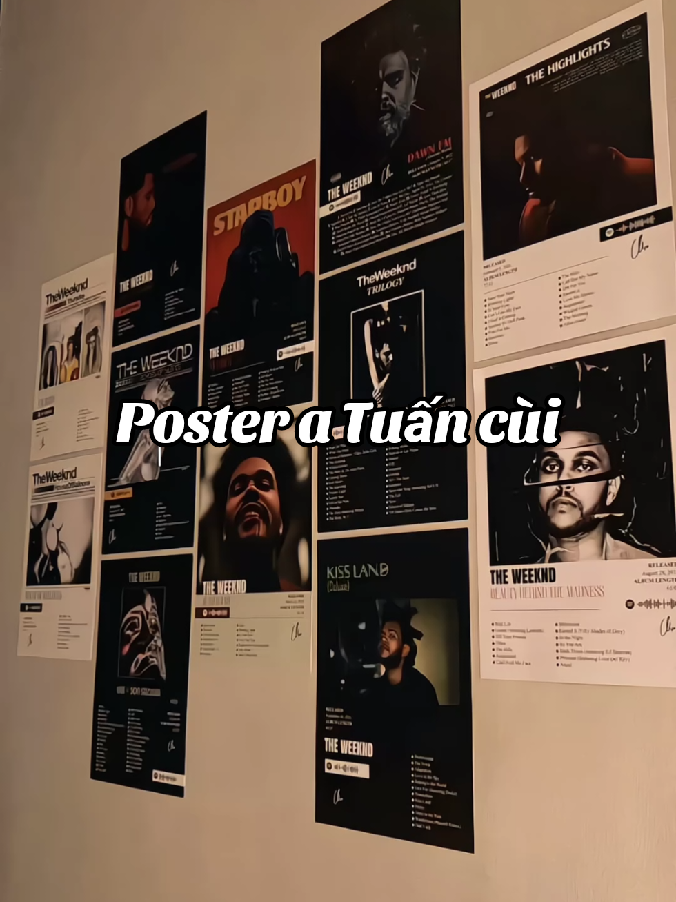 Ad mê nhạc a Tuấn vI, Tuấn cùi chứ không phải Phưn tuấn nha #theweeknd #tuancui #poster #room #decor #decorroom #phòng_ngủ_đẹp #xh #fyp 
