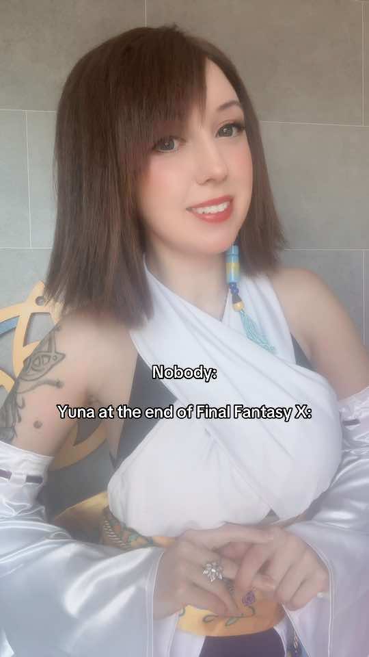 Or two? And some teeny tiny denim shorts while your at it 😂 #yuna #finalfantasyx #ffx 