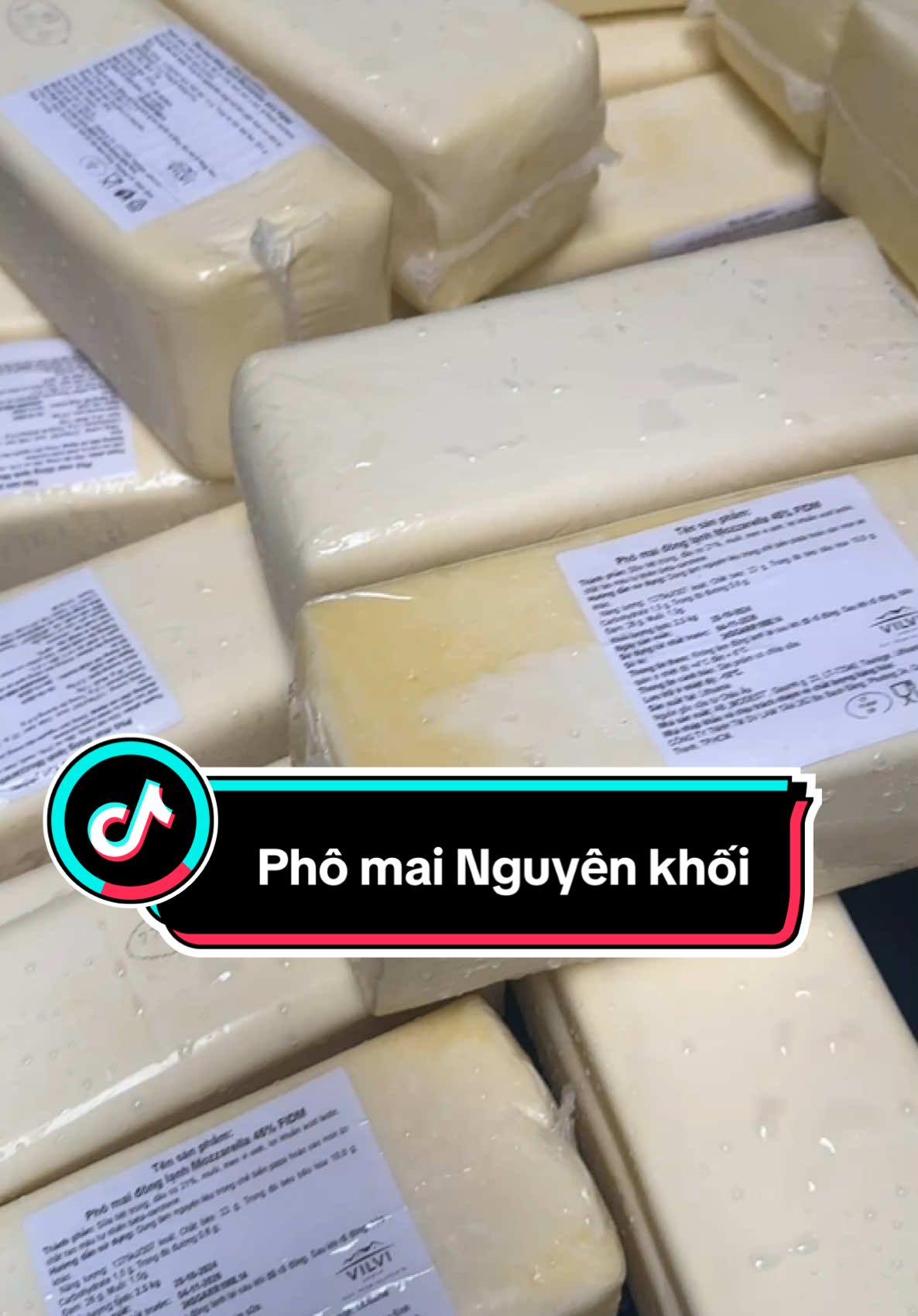Phô mai kéo sợi nguyên khối 2,5kg ạ. #xuhuongtiktok #phomai #phomaikeosoi 