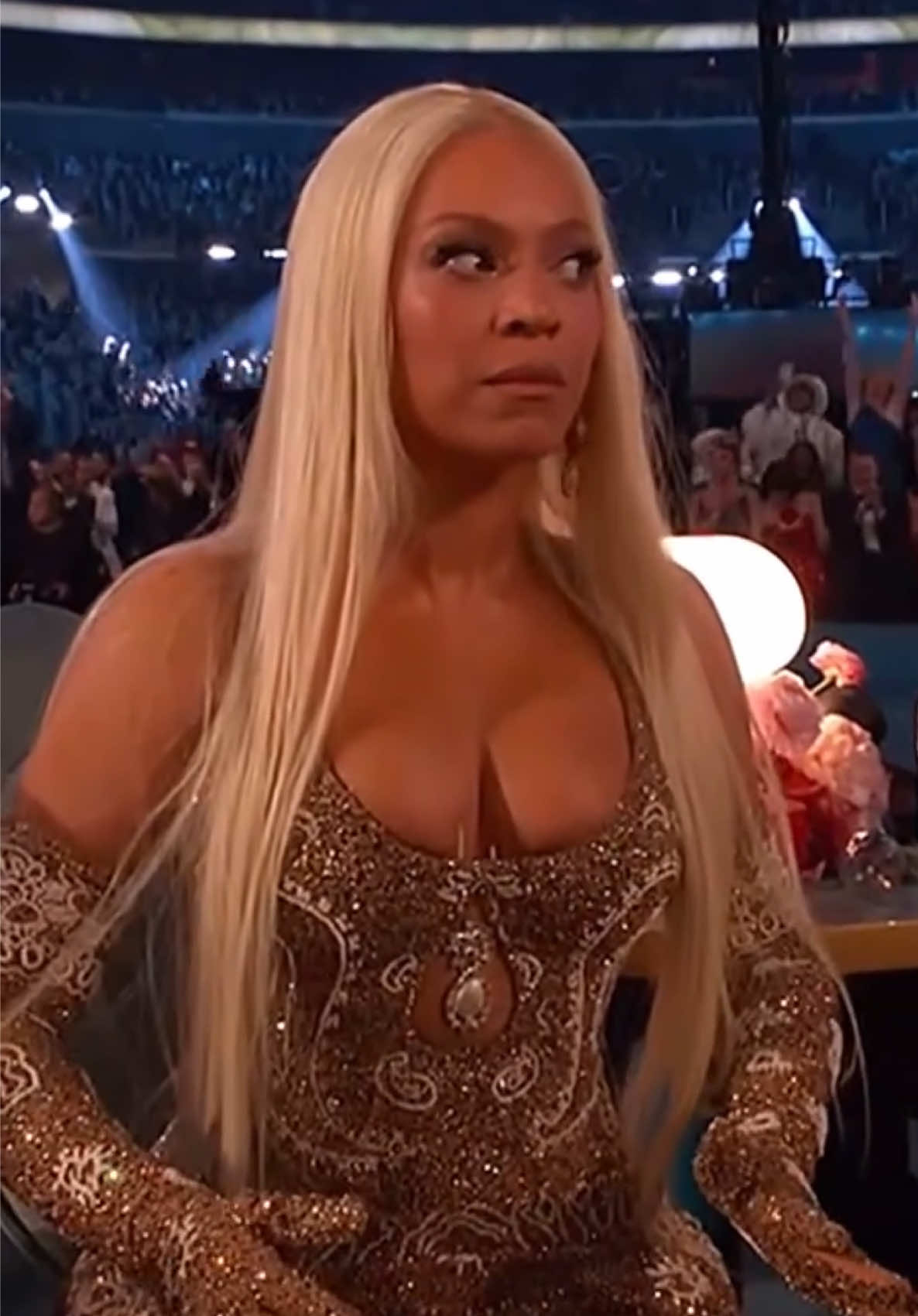 Así ha sido la cómica reacción de Beyoncé al ganar el Grammy a Best Country Album 😂 #highxtar #beyonce #cowboycarter #beyonceconcert #grammys2025 #TaylorSwift 