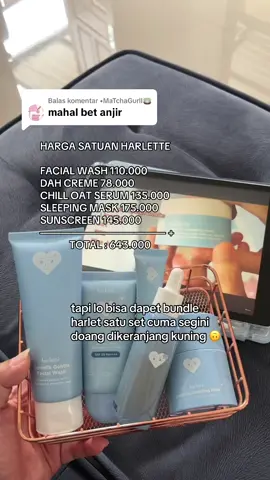 Membalas @•MaTchaGurll🍵 @Harletté satu set bundling ini lebih murah daripada beli satuan looo  #bundle #bundles #harlette #harletteset #harlettebeauty 