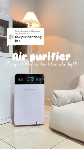 Membalas @Fhiyonita Oktarianie. S akirnya nemuin air purifier yg harganya masuk akal bangettt tp kualitas oke!! #airpurifier 