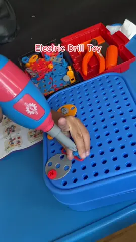 How to keep your toddler busy? Buy him electric drill set!!  #electricdrilltoy #electricdrilltoyforkids #electricdrilltoyset #toys #toysforkids #kidstoy #kidsoftiktok #toddler #toddleractivities #roddleractivities #toddlerhack #giftforkids 