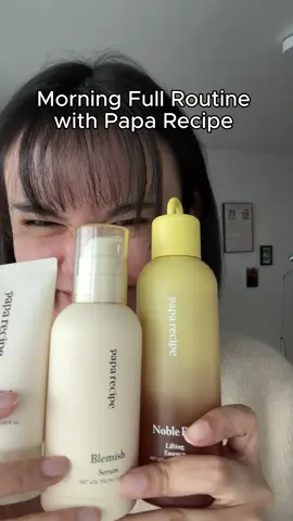 ✨ Today, we bring you a full skincare routine with Papa Recipe! 🤍🌿 1️⃣ Cleanse 🫧 Wash away impurities with Bombee Honey Moisture Facial Cleanser 🍯 or Blemish Enzyme Powder Cleanser 🌿—your choice! 2️⃣ Mask & Patch 🎭 Detox with the Eggplant Clearing Mud Cream Mask 🍆 + unclog pores with Papa’s Patch: Nose 👃✨ 3️⃣ Treat & Hydrate 💦 Nourish your skin with Noble Rot Lifting Essence 🍷, Blemish Serum 🌱, and lock in moisture with Blemish Cream 🤍 Enjoy fresh, clean, and glowing skin! ✨💖 #PapaRecipe #PapaRecipeGlobal #KBeauty #GlowUp #Beauty #skincare 