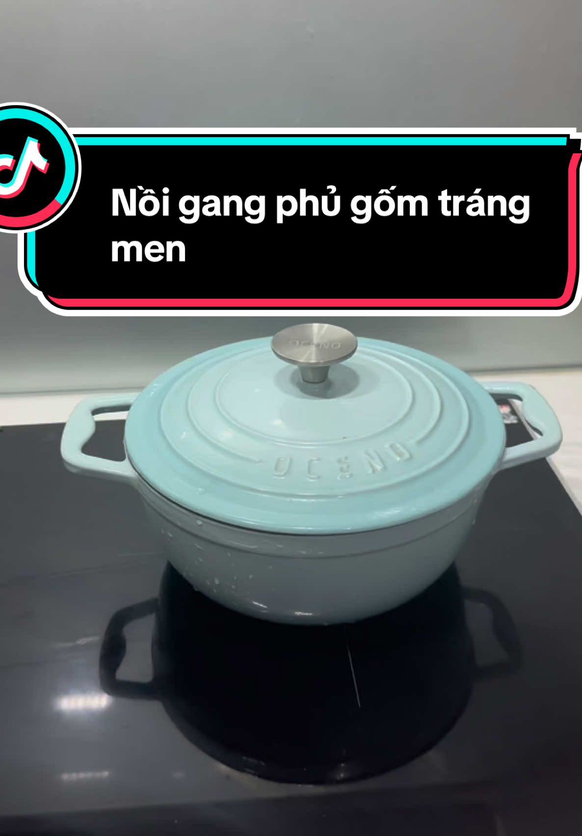 Nồi gang phủ gốm tráng men rất bền, dùng cho mọi loại bếp: Điện, từ, ga, than... Nấu tất cả các món ko lo bị cháy khét @ly nata #CapCut #noigang #giadungtienich #viralvideo #viraltiktok #xuhuong #tiktok 