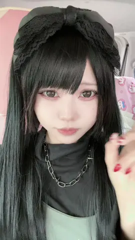 頭のリボン可愛すぎる💗🎀🖤 #07 #fypシ゚ #おすすめ #CUTIESTREET