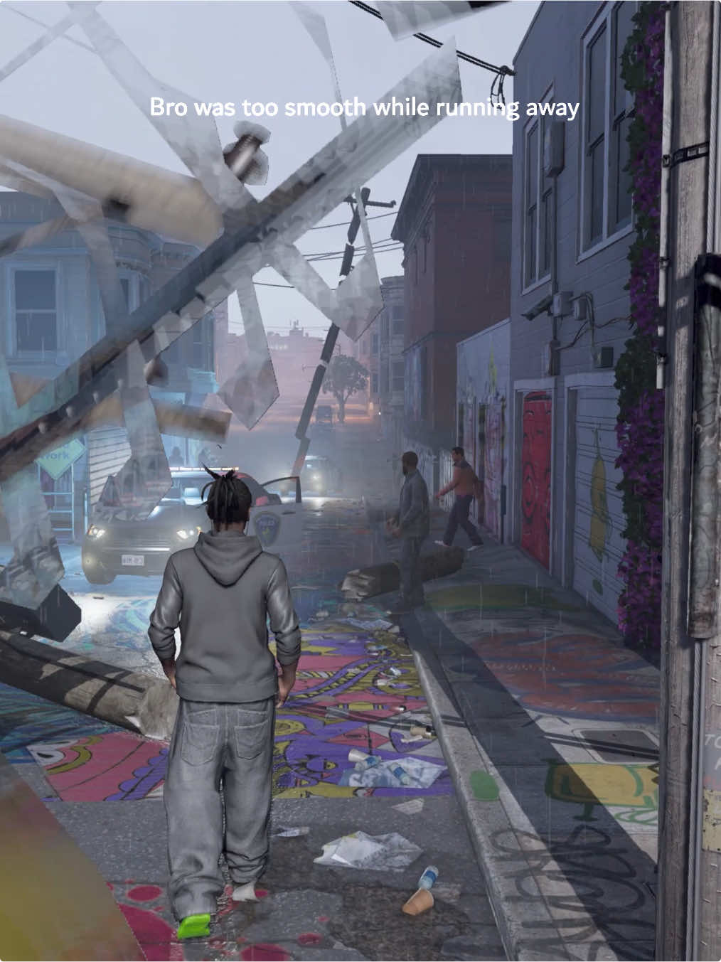 Part 15 My favorite parkour game. Combined with being pursued by the ocher police.😳#watchdogs2 #watchdogs #cops #tiktok #npc 
