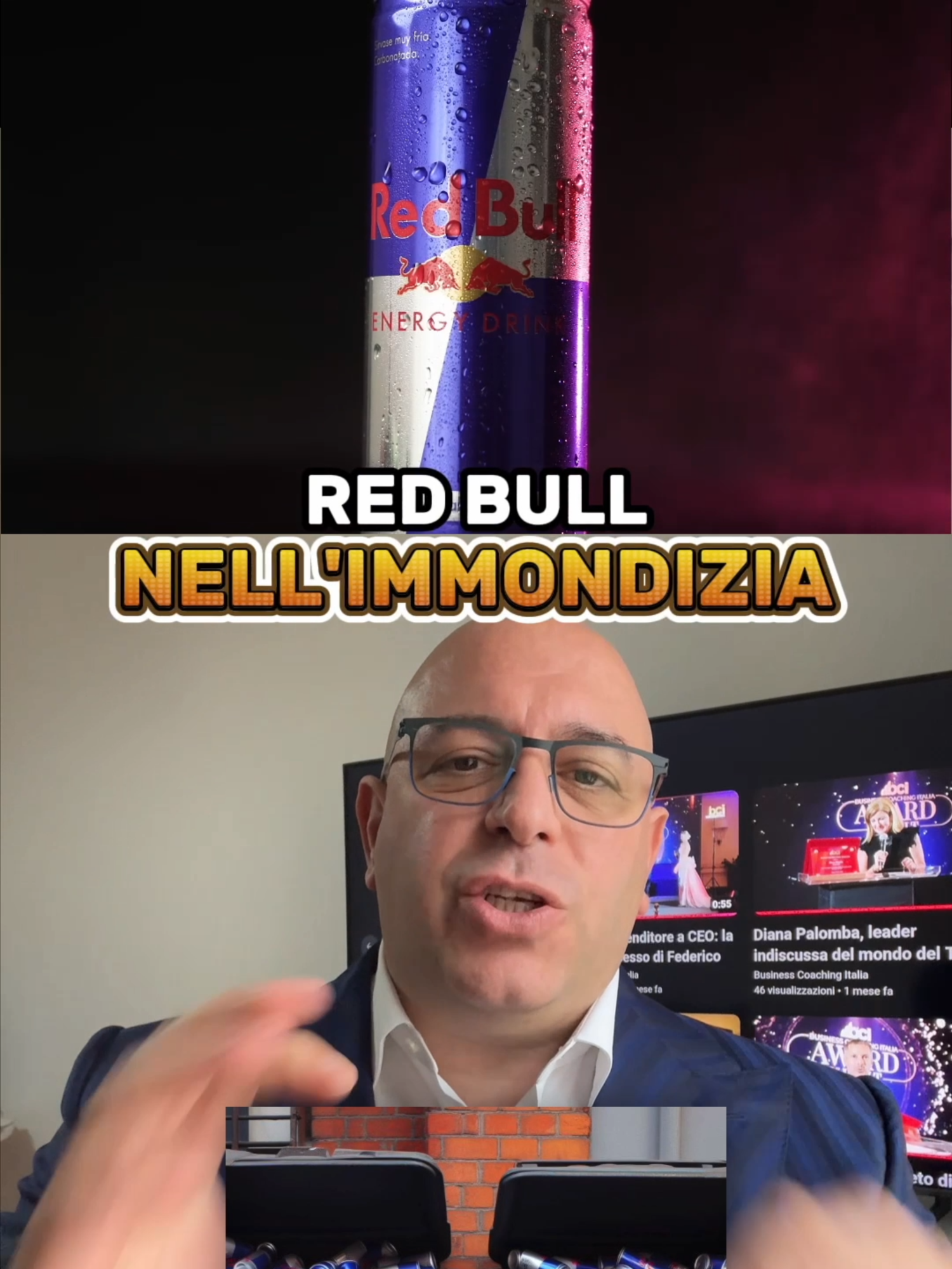 Red Bull nell'IMMONDIZIA #azienda  #leadership #antoniopanico