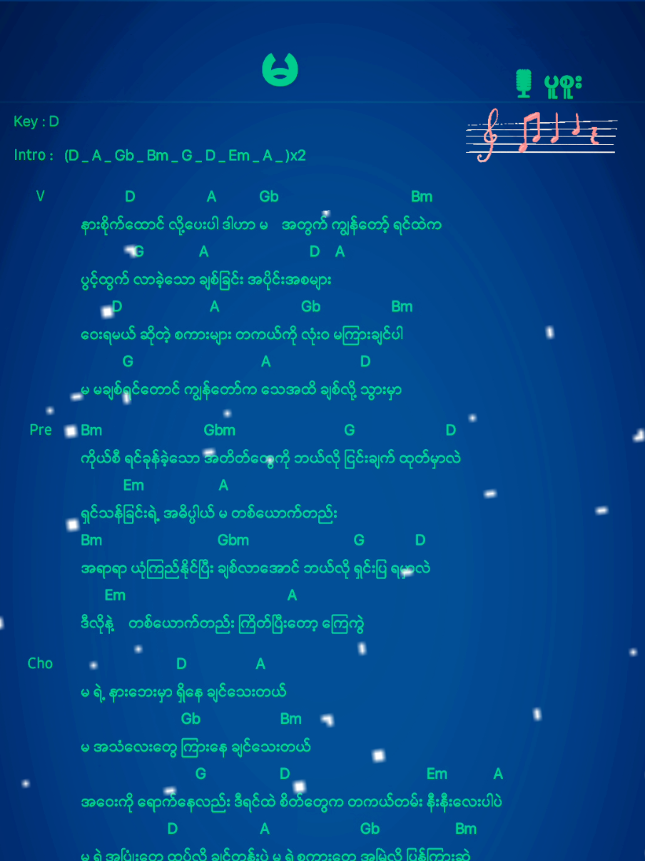 မ 🎶 #🎙️  ပူစူး #chords  #foryou  #music 