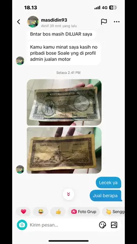 @masdidin93 kiriman dari jember, terimakasih bosku sudah percayakan uang kuno ini ke kita, jika teman2 punya uang kuno dalam jumlah banyak boleh kirimkan fotonya, kita beli 100-1000 kalilipat dari nominalnya tergantung kondisi #uangkuno #uangkunoindonesia 