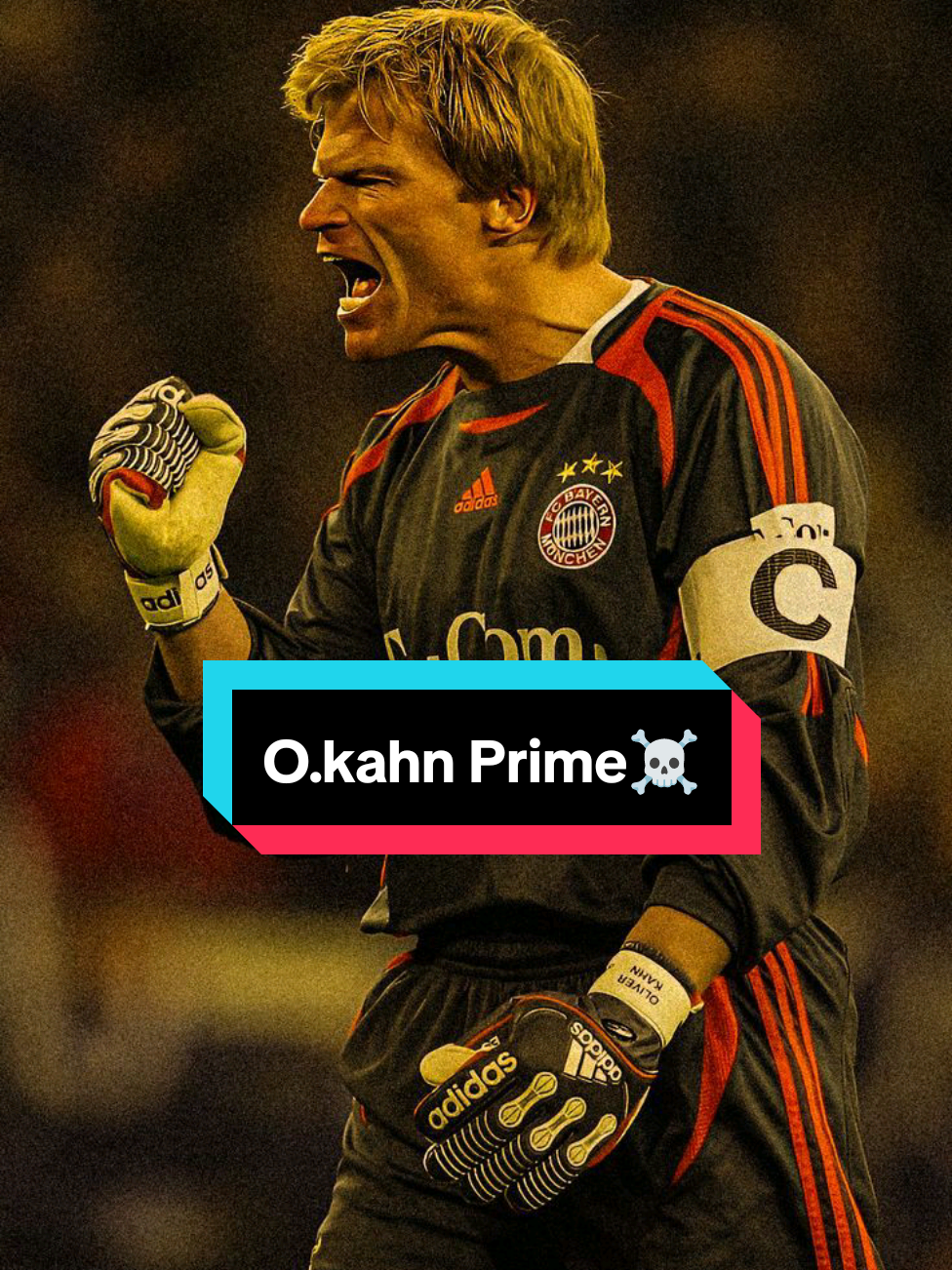 O.Kahn Prime☠️☠️ #bayernmunich #kahn #oliverkahn #goalkeeper #legend #foryou #fyp #FootballHistory #FootballLegend 