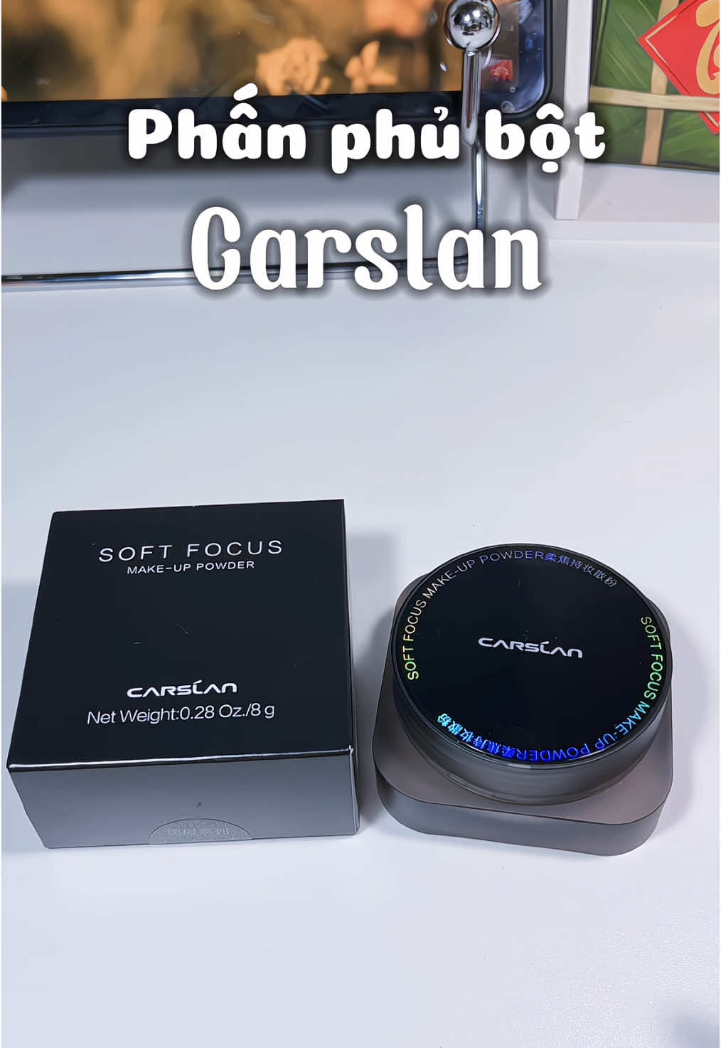 Phấn phủ bột Carslan chân ái 🫶🏻 #phanphubot #phancarslan #phanphucarslan #carslan #unboxing #🌿 