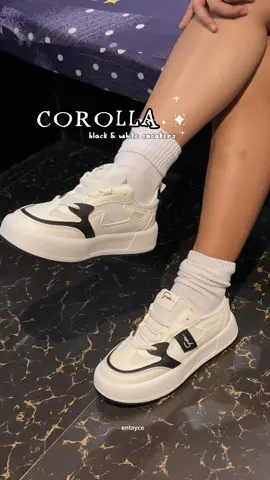got my new sneakers from @Corolla shoes 🤍  #corollashoes #corollashoesph #womenshockey #blackandwhiteshoes 