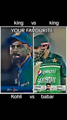 BABAR VS KHOLI KING