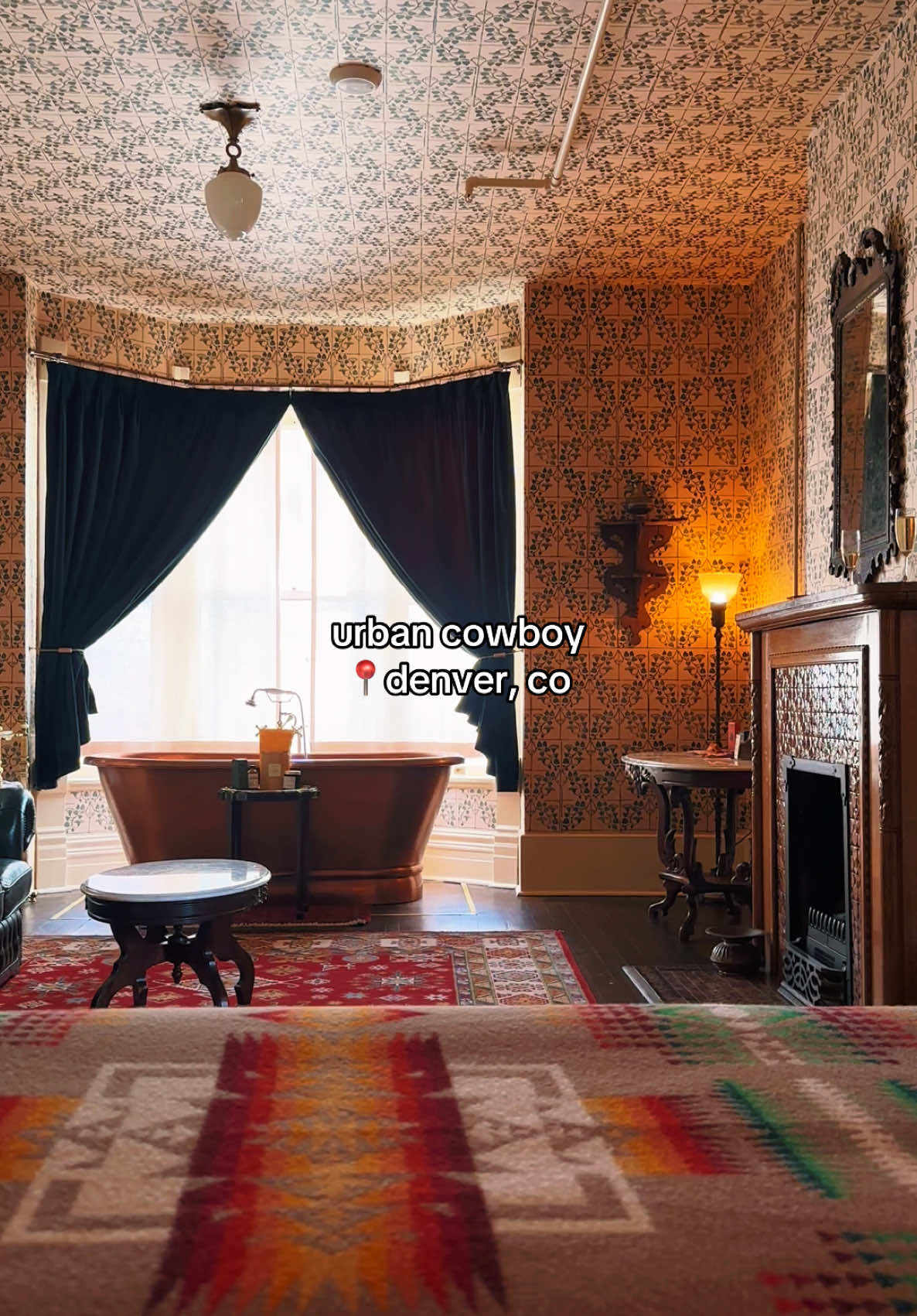 best hotel in denver🤠🤎🛁 #denver #urbancowboy #denverbar #visitcolorado 