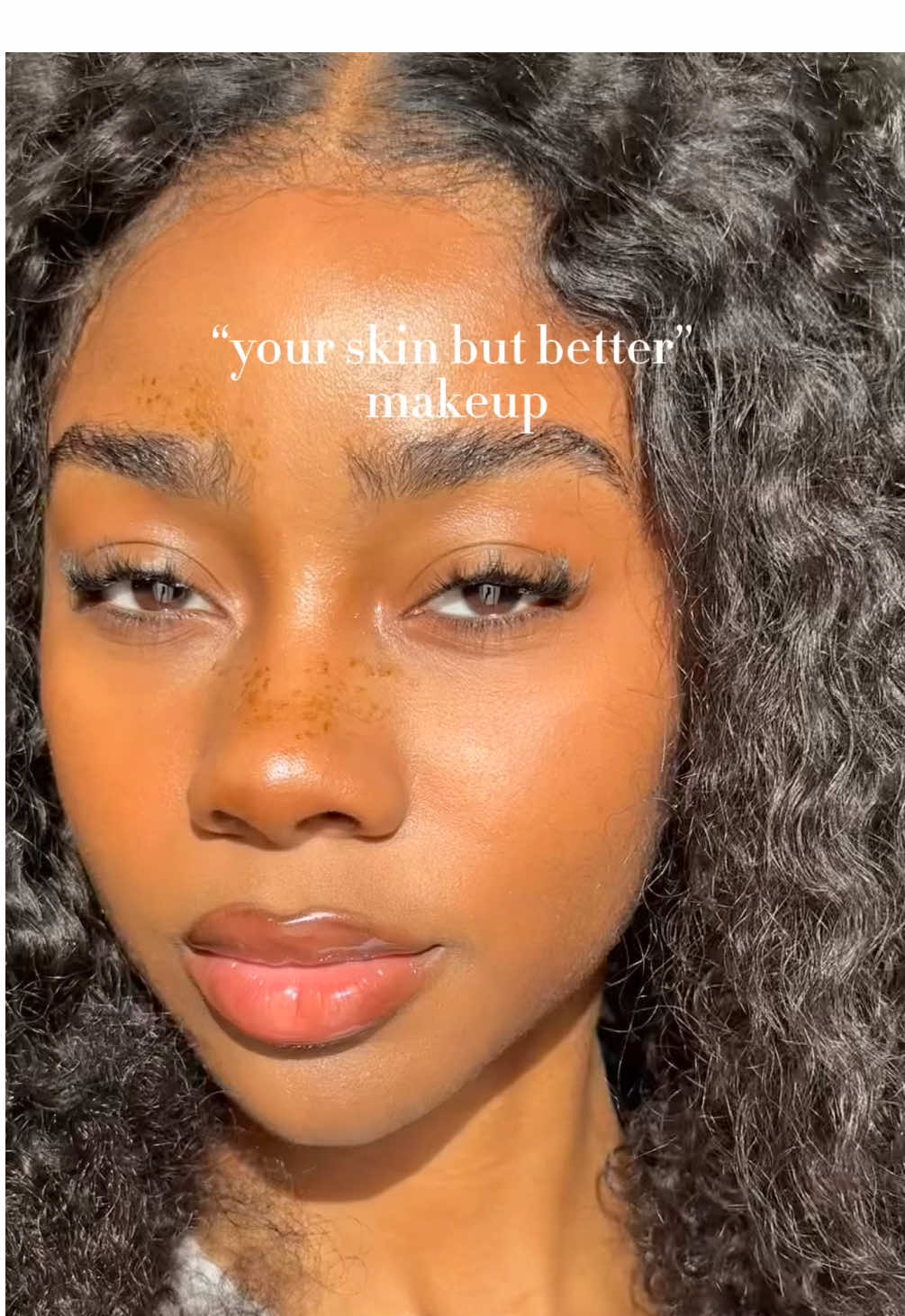 Makeup with me<3 super duper quick and natural look #makeup #cleangirlmakeup 