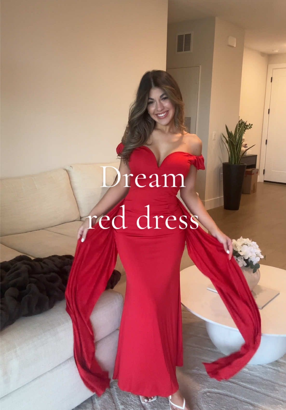 My jaw DROPPED when I tried on this dress! I’m so obsessed! #reddress #TikTokShopFashion #romanticdress #elegantstyle #fancydress #dresses #fashioninspoforyou #valentinesdaydress 